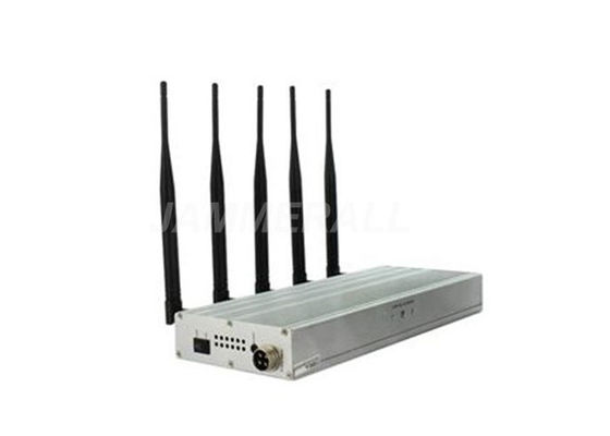 คุณภาพ  5 Band Audio Recording Jammer , UHF / Mobile Phone Signal Blocker โรงงาน